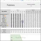 Calendario mensual de hábitos